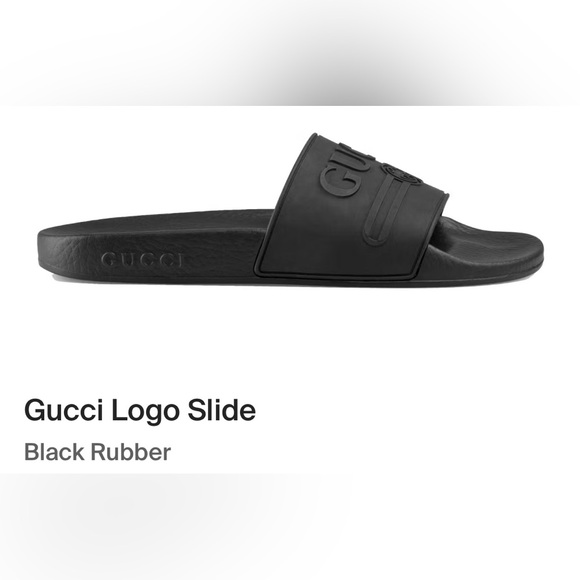 Authentic Gucci Logo Slides - Picture 6 of 6